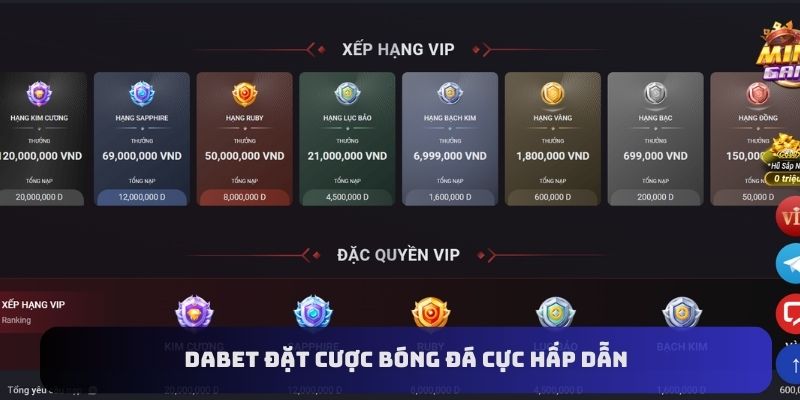 DABET trang cá cược bóng đá an toàn hàng đầu thị trường