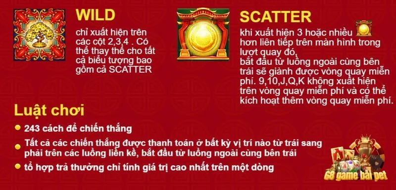 Ghi nhớ quy tắc tham gia nổ hũ tài lộc của 68gamebai